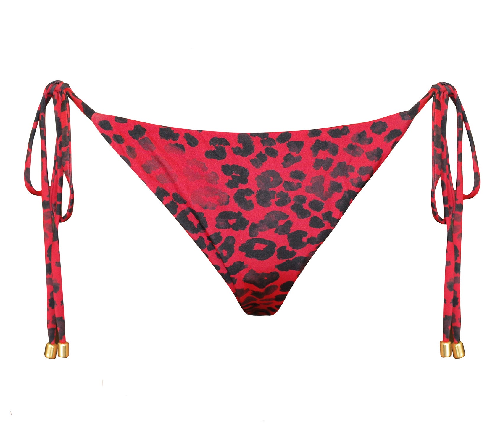 Kendra Red Leopard String Bikini Bottom – Peaches + Salt Swim